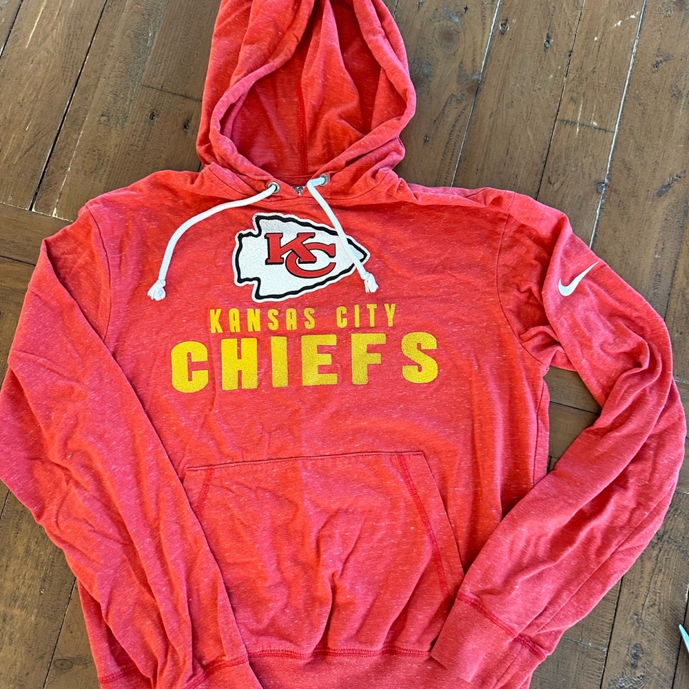 Women's Nike Red Kansas City Chiefs Light Weight Pullover Hoodie